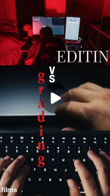 Editing or colour grading